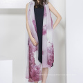 Silk Ladies Fashion Scarf, цифровая печать